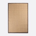 Estera Nudo Colores Borde Cacao 2x3