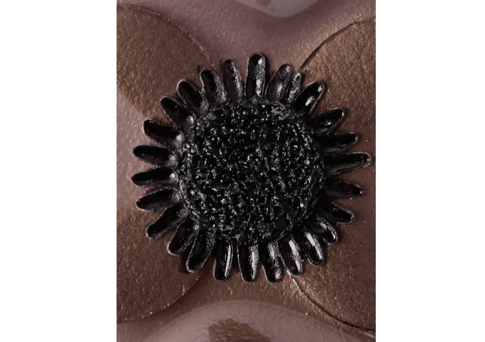 BROCHE FLOR CUATRO PETALOS BRONCE