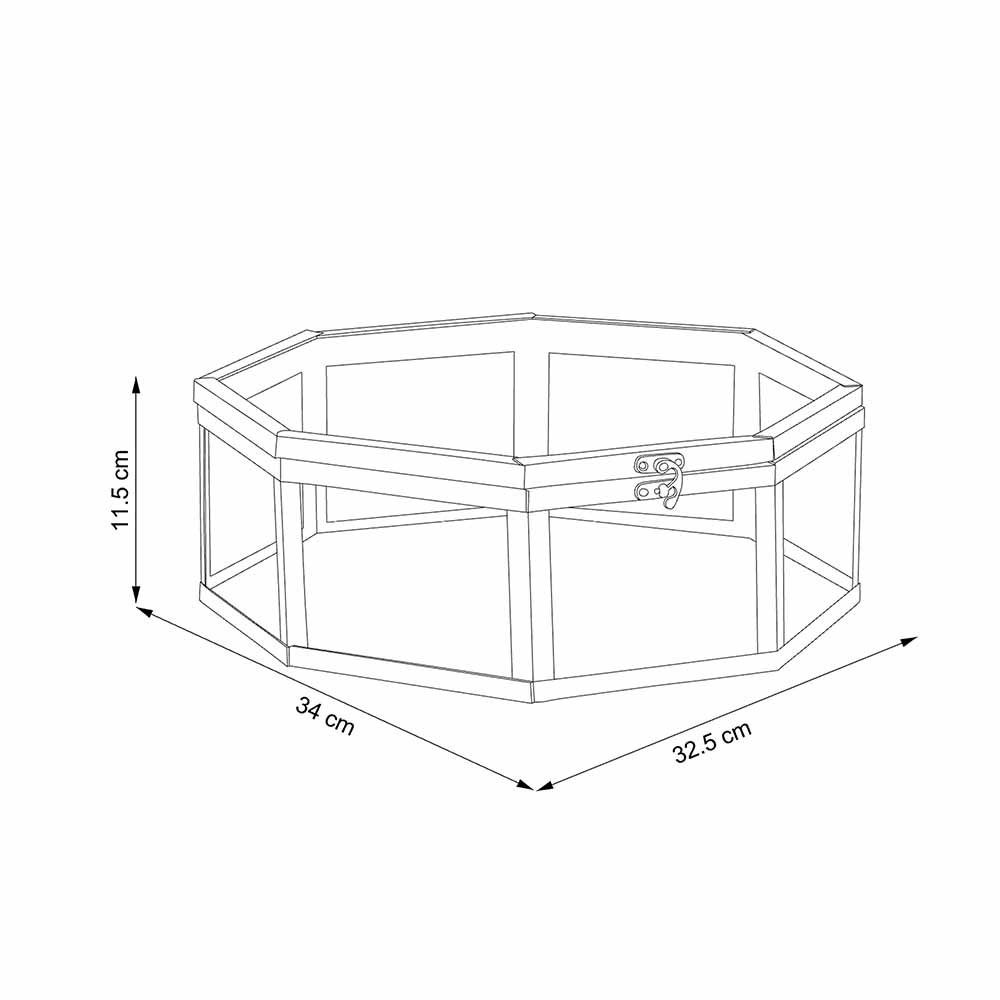 CAJA OCTAGONAL - MEDIANA