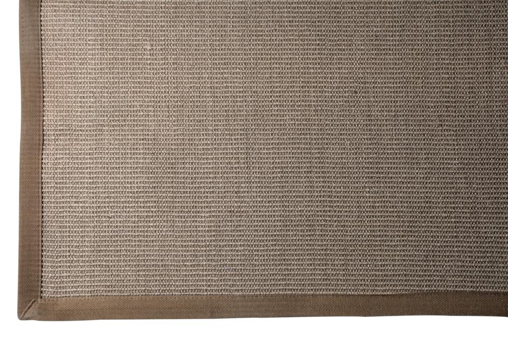 Estera Sisal - Marron - Borde Marron - 6x4
