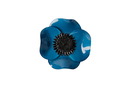 BROCHE FLOR CUATRO PETALOS AZUL