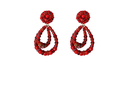 ARETES LOLITA ROJOS