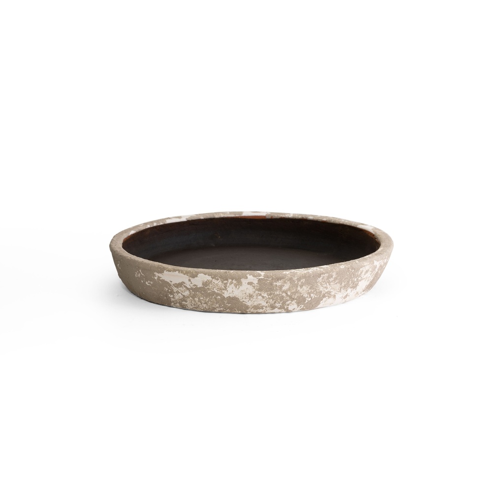 PLATO BASE PARA MACETA - BLANCO 31 CMS