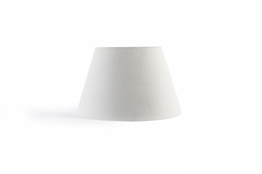 [210874] PANTALLA CONICA LINO BLANCO 50