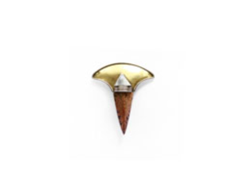 [221274] BROCHE INDIANA CAFE - LISO