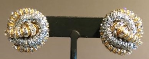 [221535] Aretes Ana Cortos Dorado Plata
