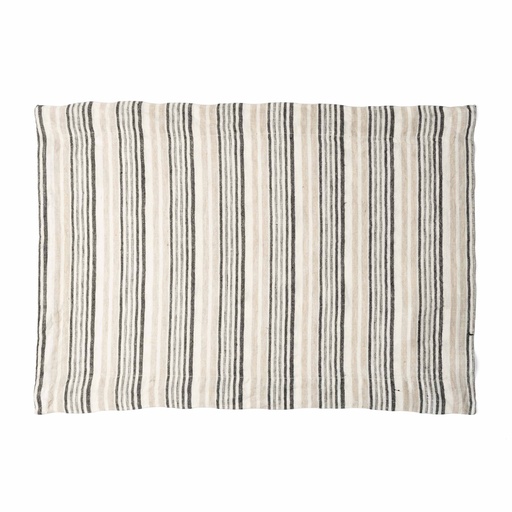 [1217799] Individual Lino Negro - 35X50 Cms