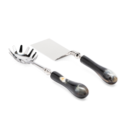 [2217168] Set Servir Pasta - Cuerno Negro